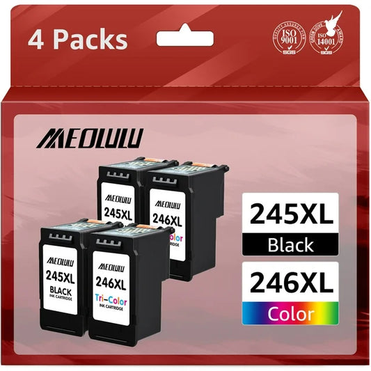 245XL 246XL Ink Cartridge Combo Pack for Canon(4 Pack)